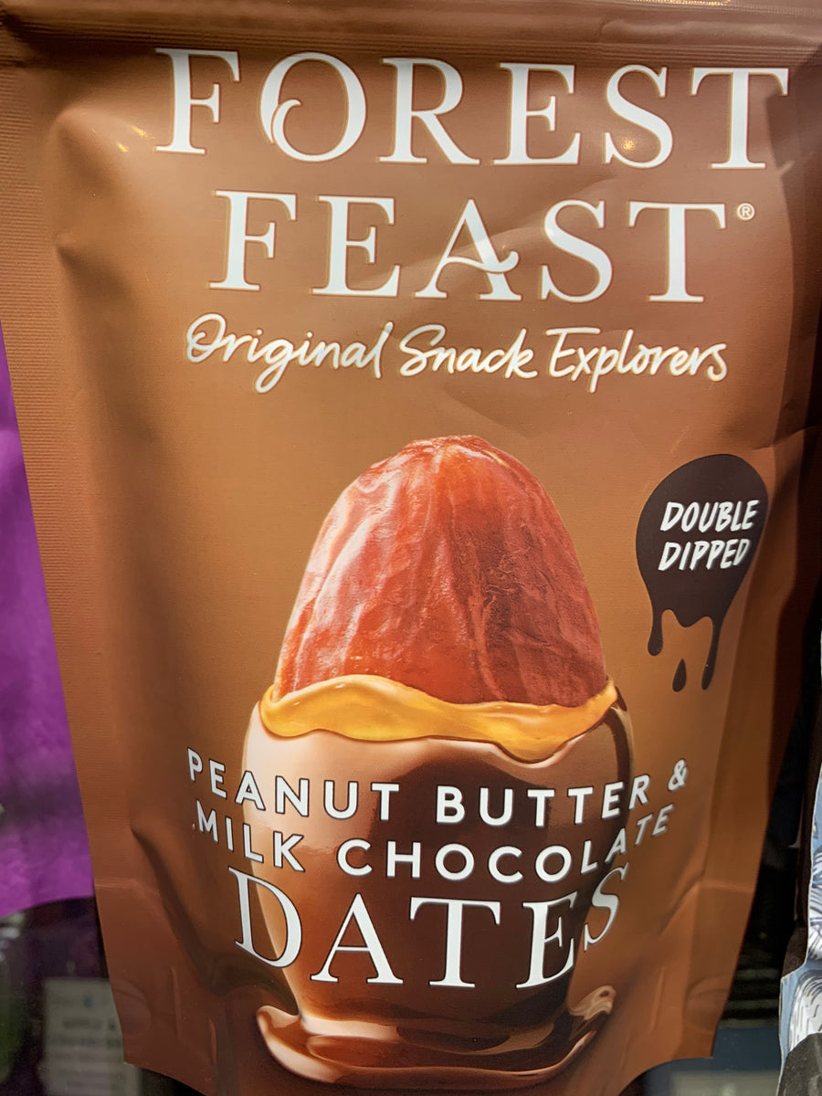 Forest Feast Peanut Butter and Milk Chocolate Dates Green & Lovely