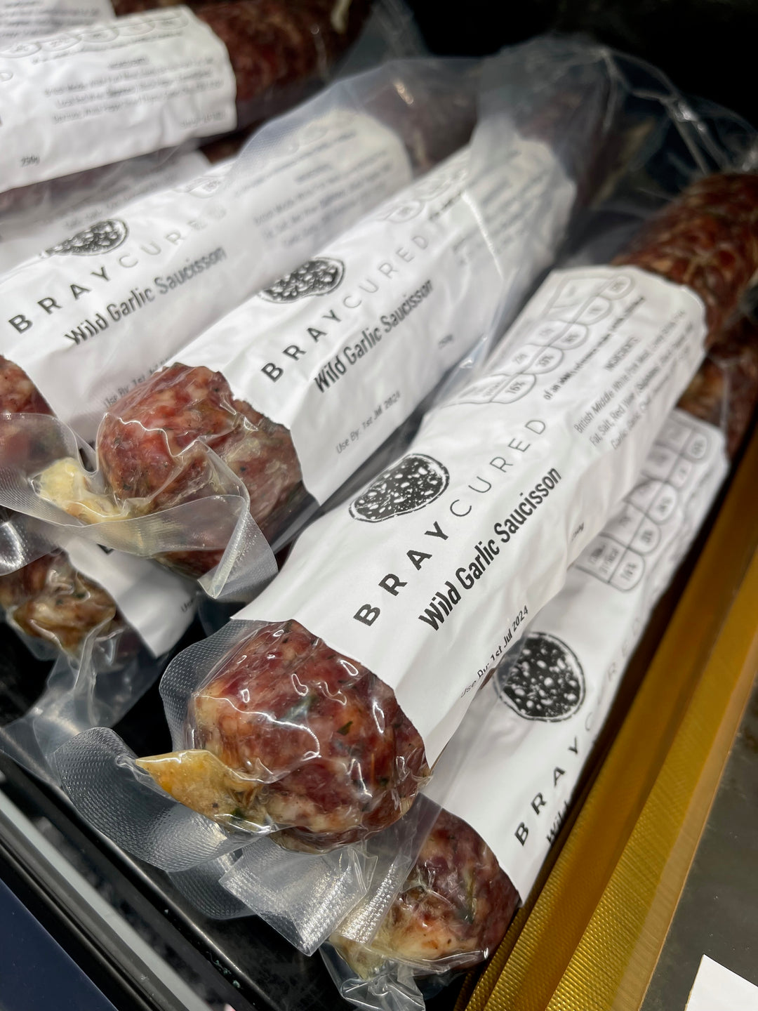 Bray Cured Wild Garlic Saucisson – Green & Lovely