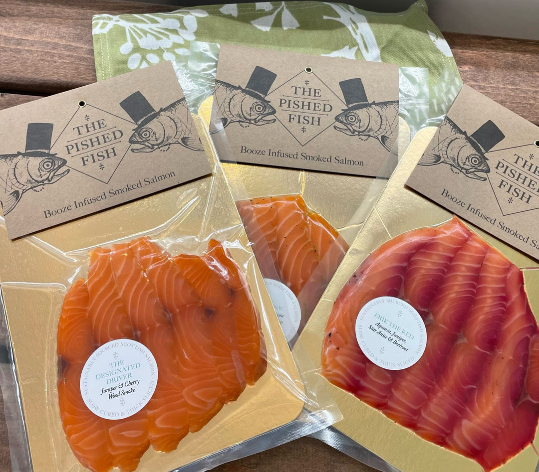 The Pished Fish Gin & Tonic Smoked Salmon – Green & Lovely